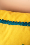 Embroidered Pheasant Cotton Cushion Cover