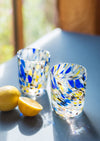 Set of Two Blue Rocks Glasses