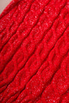 Glo's Day Glow 'Red Sparkle' Jumper - UK 6-10