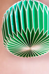 Neon Green Paper Lampshade