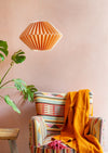 Orange Paper Lampshade