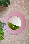 Dusty Pink Velvet Mirror