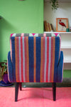Daphne Wool and Jute Striped Armchair