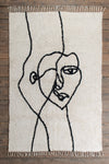 Face Design 100% Recycled Cotton Rug