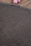 Charcoal Elephant 100% Recycled Cotton Baby Rug with Tassels