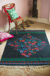 Black Meadow 100% Recycled Cotton Rug