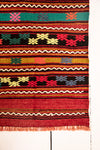 Small Balikesir Vintage Turkish Rug