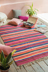 Norah Wool & Jute Striped Runner Rug
