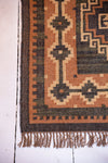 Geometric Woven Wool & Jute Rug