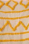 Zofie Natural & Mustard Cotton Tufted Woven Throw