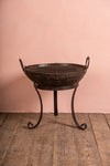 Vintage Fire Bowl With Rack -02