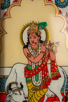 Vintage Almirah with Indian Paintings