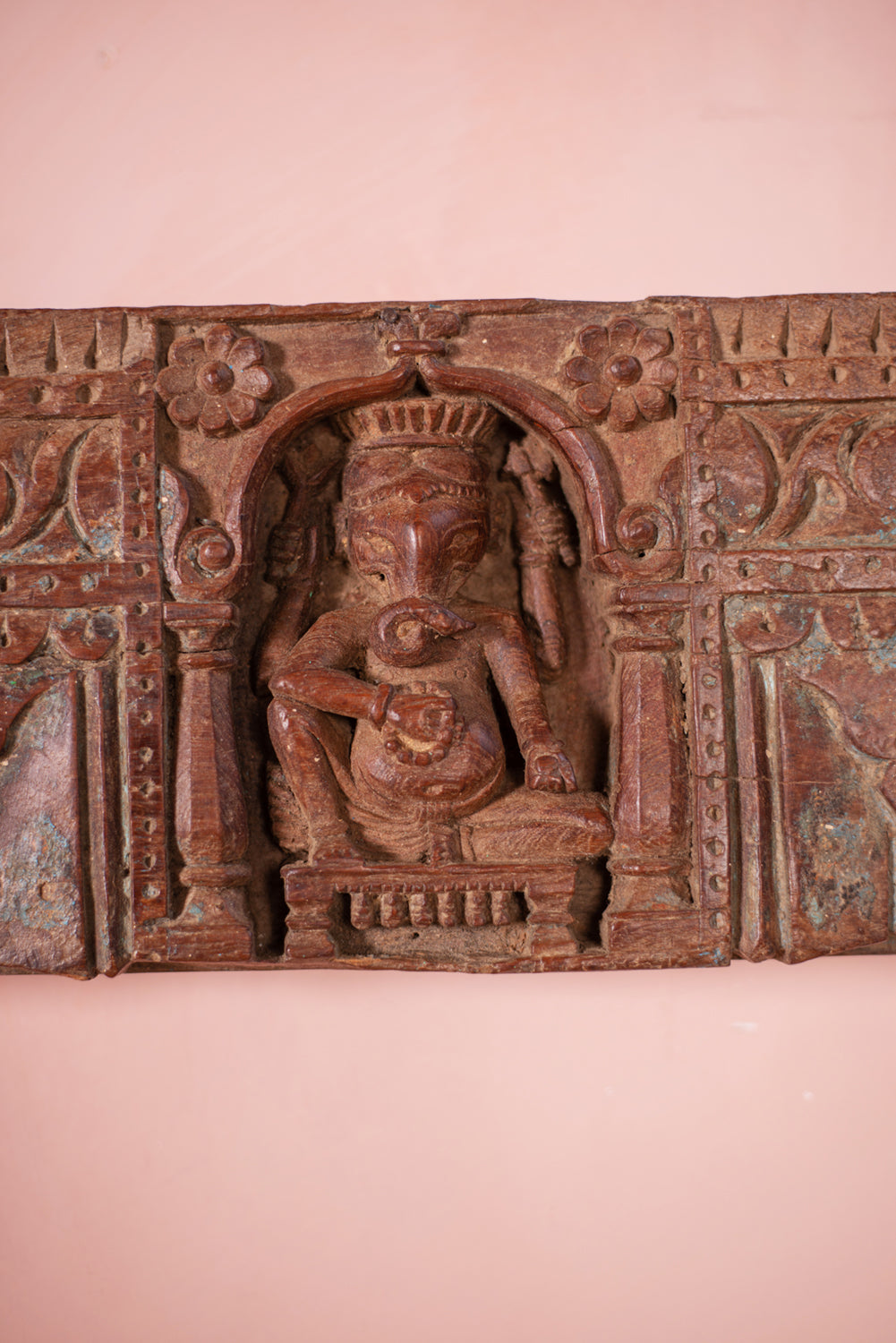 Vintage Carved Wood Panel Ian Snow Ltd