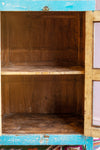 Blue Wooden Two Door Cabinet