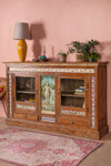 Vintage Sideboard with Tiles & Painting