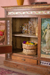 Vintage Sideboard with Tiles & Painting