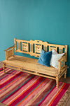 Cream Vintage Bench with Tiles <p>W:158cm D:57cm H:82cm </p>
