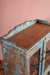 Vintage Blue Glazed Cabinet