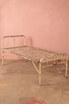 Vintage Cream Metal Bed