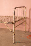 Vintage Cream Metal Bed