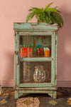 Pale Blue Vintage Display Cabinet