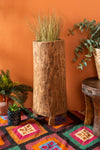 Tall Vintage Wooden Pot