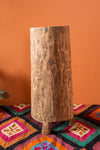 Tall Vintage Wooden Pot