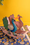 Decorative Vintage Peacock Rocker