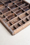 Vintage Wooden Printing Press Tray