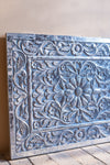 Antique Style Silver Carved Wall Panel