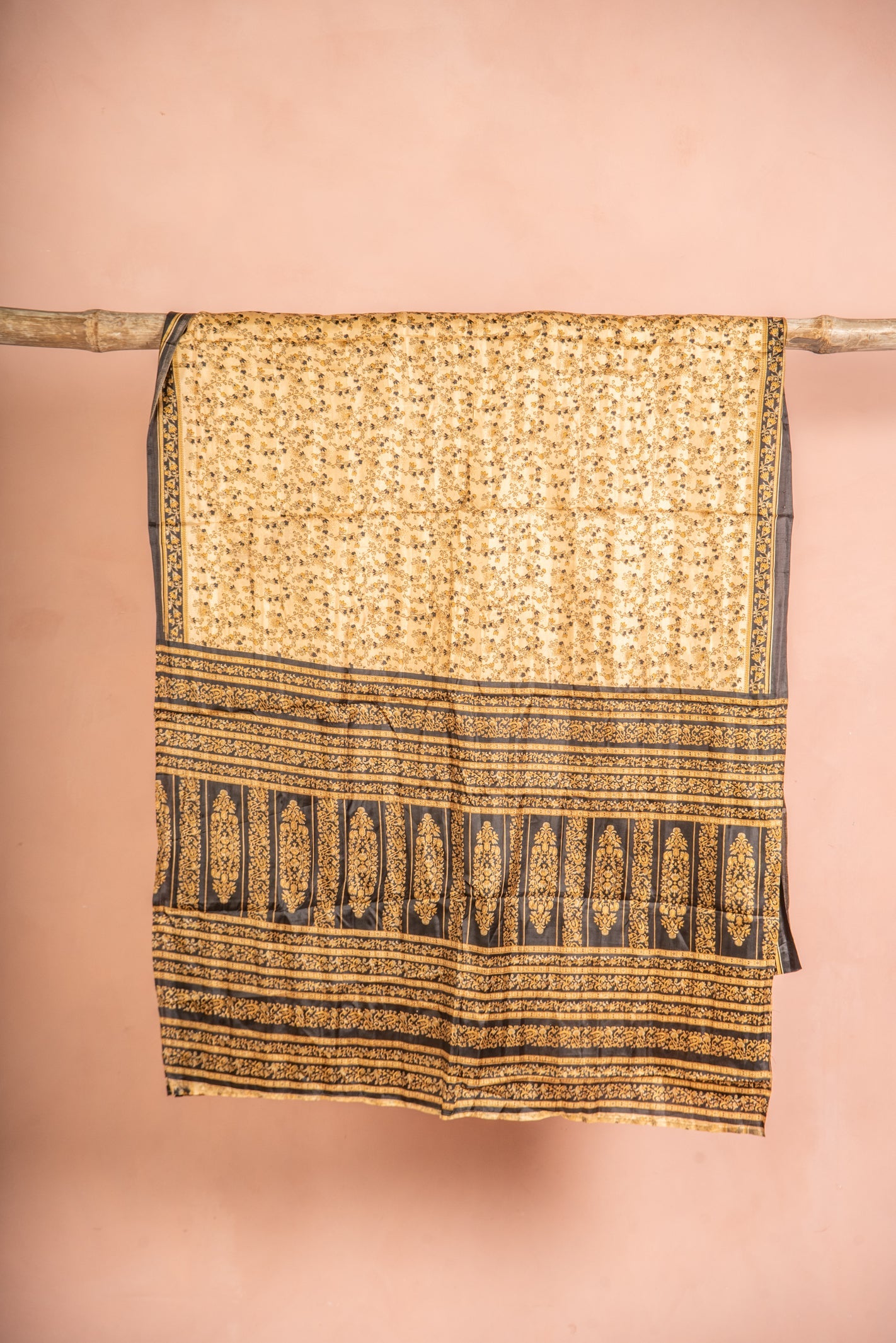 Vintage Rayon Sari - 5 Metres Long - 2429