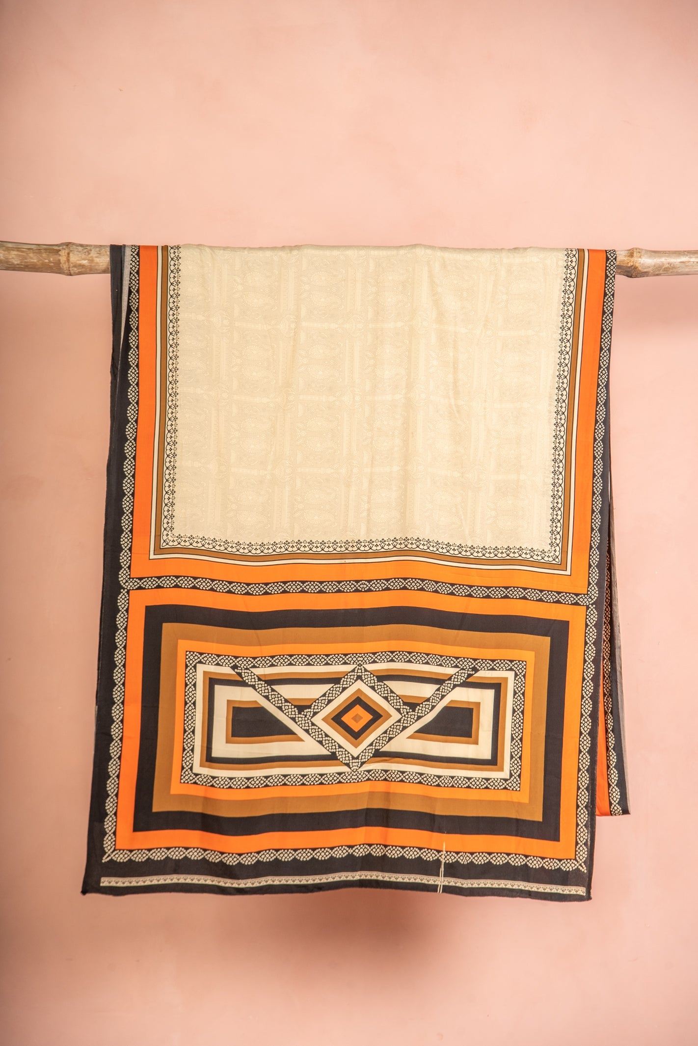 Vintage Rayon Sari - 5 Metres Long - 2436