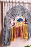 Life is Good Cotton Wall Hanging