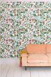 Peach Emerald Wallpaper