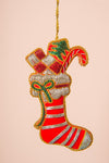 Hand Embellished Stocking Decoration