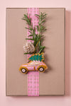 Pink Car with Tree Decoration (Virgin Plastic Free)