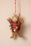 Felt Hamster with Lights Decoration