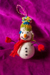 Felt Snowman with Hat Decoration